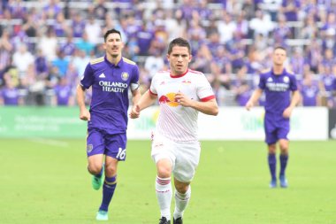 Orlando City, 31 Mart 2018 'de Orlando Florida' daki Exploria Stadyumu 'nda New York Red Bulls' a ev sahipliği yaptı..