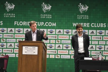 Basın Konferansı futbolcularının görüntüsü