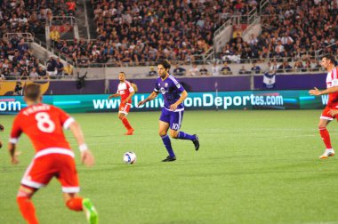Orlando City SC, 8 Mayıs 2015 'te Florida' daki Kamp Dünyası Stadyumu 'nda Los Angeles Galaksisi' ne ev sahipliği yaptı.. 