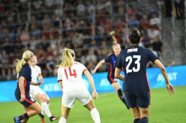 5 Mart 2020 'de Orlando Florida' daki Exploria Stadyumu 'nda düzenlenen 2020 SheBelieves Kupası' nda ABD - İngiltere Karşılaşması 