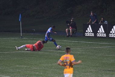 Atlanta United sunucusu Tigres & MLS Homegrown takımları 31 Temmuz 2018 'de Atlanta, Georgia' da düzenlenen MLS All Star haftasında.