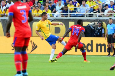 Brezilya, 8 Haziran 2016 tarihinde Orlando Florida 'daki Copa America Centenario' da Haiti ile karşılaştı.. 