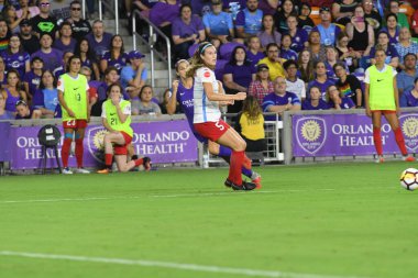 Orland Pride, 25 Ağustos 2018 'de Orlando Florida' daki Exploria Stadyumu 'nda Chicago Red Stars' a ev sahipliği yapıyor..  