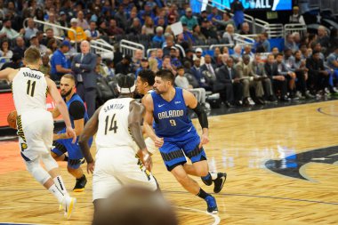 Orlando Magic 10 Kasım 2019 'da Indiana Pacers' ı Amway Center 'da ağırlıyor. Fotoğraf: Marty Jean-Louis