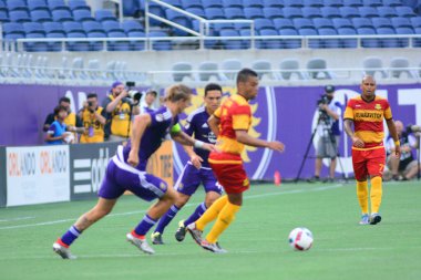 Orlando City SC, 29 Haziran 2016 'da Orlando Florida' daki Kamp Dünyası Stadyumu 'nda Fort Lauderdale Strikers' a ev sahipliği yaptı..