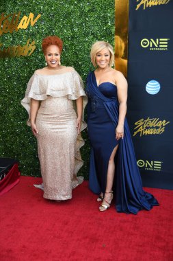 24 Mart 2018 Cumartesi günü Las Vegas 'taki Orleans Resort' ta düzenlenen 33. Yıldız Ödülleri Kırmızı Halı sırasında ünlüler.