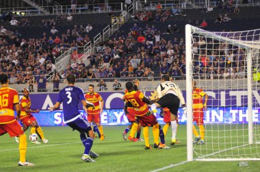 Orlando City SC, 29 Haziran 2016 'da Orlando Florida' daki Kamp Dünyası Stadyumu 'nda Fort Lauderdale Strikers' a ev sahipliği yaptı..