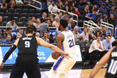 Orlando Magic, Philadelphia 76ers 'ı 14 Kasım 2018' de Orlando Florida 'daki Amway Center' da ağırlıyor..  