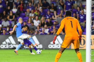 Orlando City 26 Temmuz 2018 'de Florida Exploria Stadyumu' nda NYC FC 'ye ev sahipliği yaptı. Fotoğraf: Marty Jean-Louis