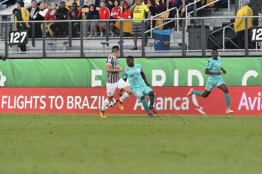 Fluminense, Florida Kupası 'nda 15 Ocak 2018' de Orlando Florida 'da oynanan Spektrum Stadyumu' nda Barcelona SC 'ye karşı..