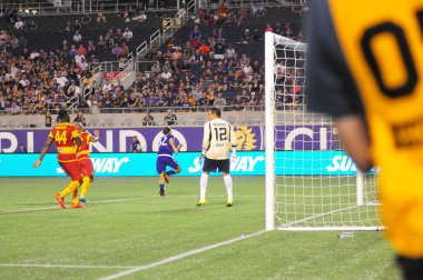 Orlando City SC, 29 Haziran 2016 'da Orlando Florida' daki Kamp Dünyası Stadyumu 'nda Fort Lauderdale Strikers' a ev sahipliği yaptı..