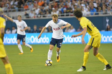 Paris Saint-Germain, Tottenham Hotspur 'a karşı 22 Temmuz 2017' de Orlando Florida 'daki Citrus Bowl' da.  