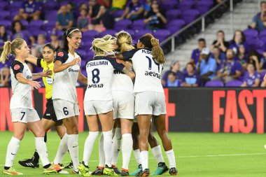 Orlando Pride, 23 Mayıs 2018 'de Orlando Florida' daki Exploria Stadyumu 'nda Kuzey Carolina Cesareti' ne ev sahipliği yapmaktadır..  