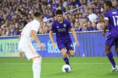 Orlando City SC, 6 Ağustos Salı günü Orlando Florida 'daki Exploria Stadyumu' nda oynanan ABD Kupası sırasında Atlanta United FC 'ye ev sahipliği yaptı..