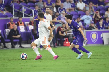 Orlando City, 23 Ağustos 2019 Cuma günü Florida, Orlando 'daki Exploria Stadyumu' nda Atlanta United 'a ev sahipliği yaptı.