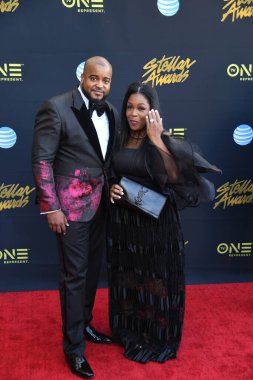 24 Mart 2018 Cumartesi günü Las Vegas 'taki Orleans Resort' ta düzenlenen 33. Yıldız Ödülleri Kırmızı Halı sırasında ünlüler.