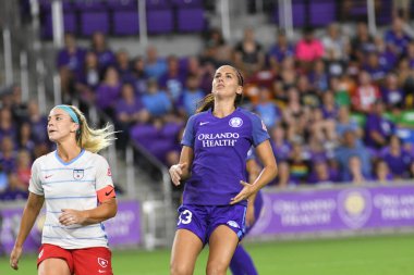 Orland Pride, 25 Ağustos 2018 'de Orlando Florida' daki Exploria Stadyumu 'nda Chicago Red Stars' a ev sahipliği yapıyor..  