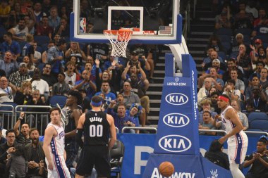 Orlando Magic, Philadelphia 76ers 'ı 25 Mart 2019' da Orlando Florida 'daki Amway Arena' da ağırlıyor.. 