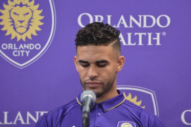 Orlando City SC, Dom Dwyer 'ı tanıtmak için bir basın toplantısı düzenledi..  