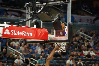 Orlando Magic, 13 Aralık 2019 Cuma günü Orlando, Florida 'daki Amway Center' da Houston Rockets 'a ev sahipliği yapıyor.