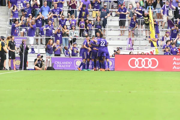 Orlando City, 31 Mart 2018 'de Orlando Florida' daki Exploria Stadyumu 'nda New York Red Bulls' a ev sahipliği yaptı..  