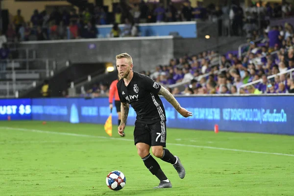 Orlando City SC 14 Ağustos 2019 Çarşamba günü Exploria Stadyumu 'nda Sporting Kansas SC' ye ev sahipliği yaptı..  