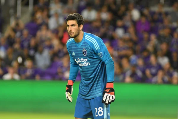Orlando City 21 Nisan 2018 'de Orlando Florida' daki Exploria Stadyumu 'nda San Jose depremlerine ev sahipliği yaptı..  