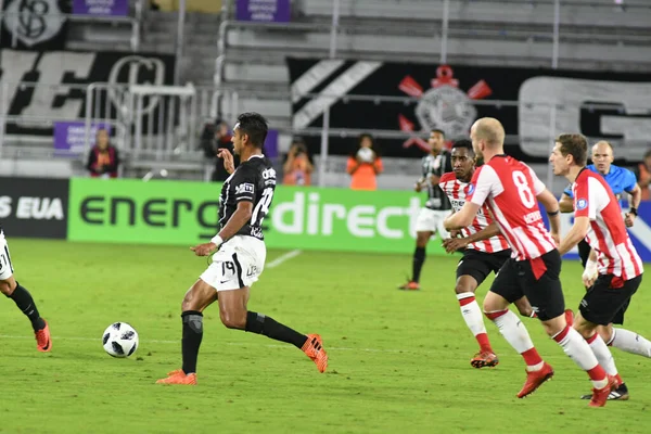 Corinthians Psv Eindhoven Durante Copa Flórida Orlando City Stadium Janeiro — Fotografia de Stock