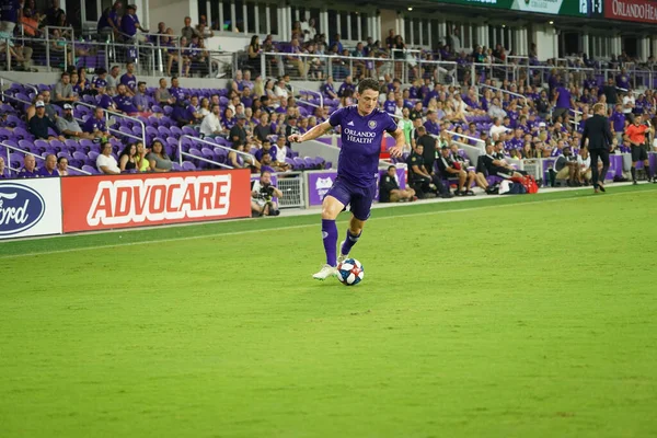 Orlando City Hospeda União Filadélfia Estádio Exploria Orlando Florida Quarta — Fotografia de Stock