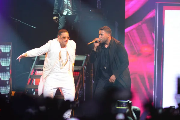 Daddy Yankee Och Don Omar Konsert Amway Center Orlando Florida — Stockfoto