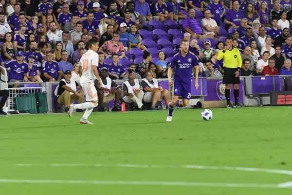 Orlando City Gastheer Atlanta United Het Exploria Stadium Augustus 2018 — Stockfoto