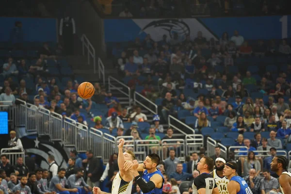 Orlando Magic Hosts Indiana Pacers Amway Center 2019 일요일 Photo — 스톡 사진