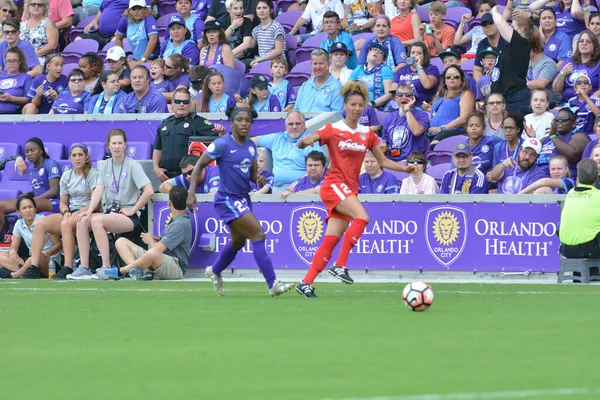 Orlando Pride Värd För Washington Spirit Orlando City Stadium Den — Stockfoto