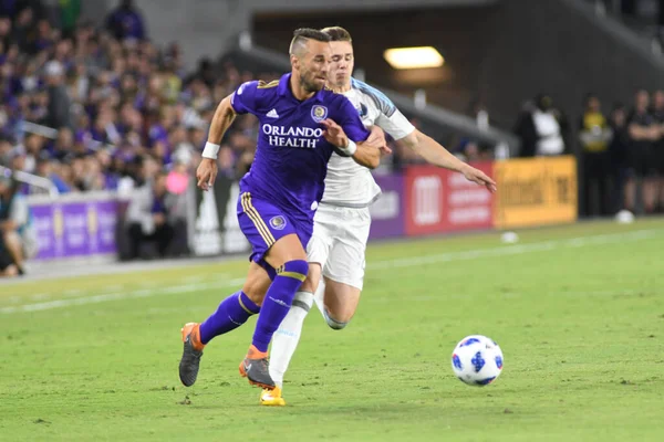 Orlando City SC, 10 Mart 2018 'de Orlando City Stadyumu' nda Minnesota United FC 'ye ev sahipliği yaptı..  