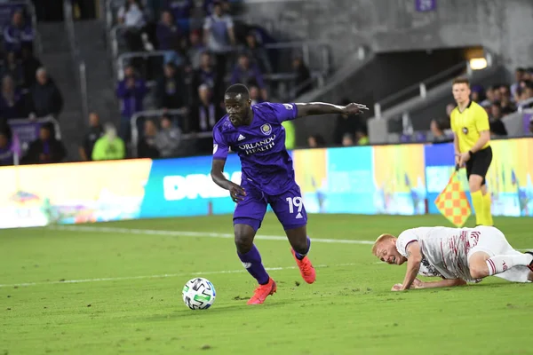 Orlando City Accueille Real Salt Lake Stade Exploria Samedi Février — Photo