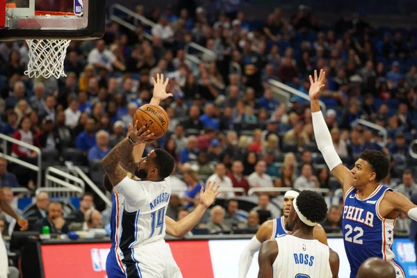 Orlando Magic, Philadelphia 76ers 'ı 13 Kasım 2019 Çarşamba günü Amway Center' da ağırlamaktadır. Fotoğraf: Marty Jean-Louis
