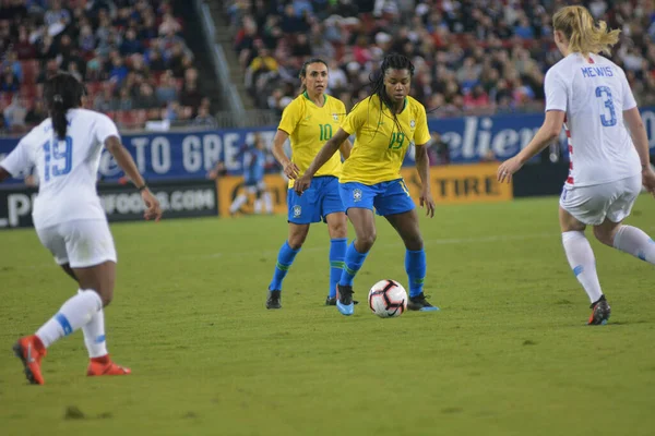 Shebelieves Cup Final Usa Brazil Raymond James Stadium Tampa Florida — Stock Photo, Image