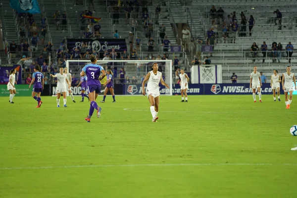 Orgulhos Fotográficos Recebe Portland Thorns Orlando City Stadium Orlando Florida — Fotografia de Stock