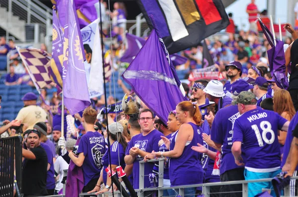 Orlando City Hostitel Sportovní Kansas City Camping World Stadium Orlando — Stock fotografie