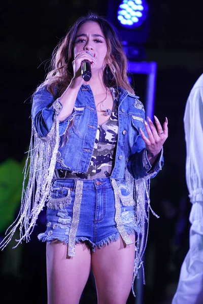 Singer Ally Brooke Post Match Concert Presented Pepsi Exploria Stadium — Stock Photo, Image