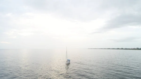 Vista Aérea Hermosa Ciudad Clearwater Florida Agosto 2017 — Foto de Stock