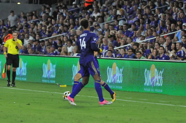 Orlando City Recebe Revolução Nova Inglaterra Orlando City Stadium Orlando — Fotografia de Stock