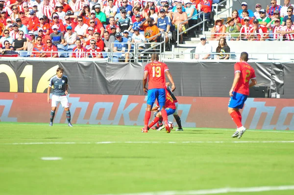 Costa Rica Enfrenta Paraguay Durante Copa América Centenario Camping World —  Fotos de Stock