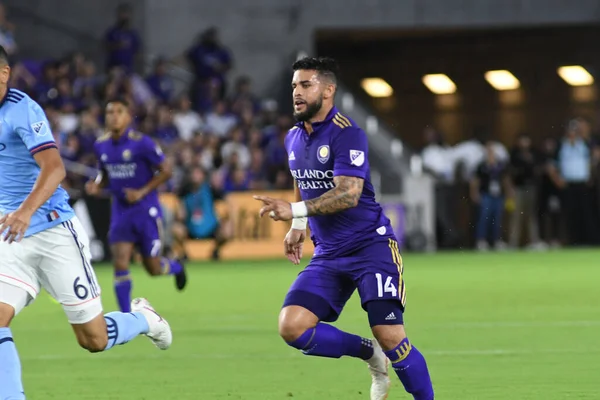 Orlando City 26 Temmuz 2018 'de Florida Exploria Stadyumu' nda NYC FC 'ye ev sahipliği yaptı. Fotoğraf: Marty Jean-Louis