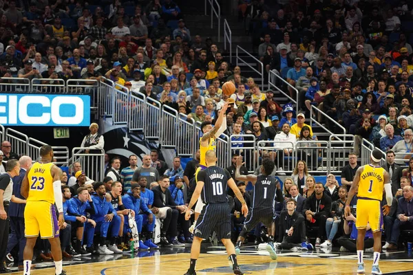 Orlando Magic Organiseert Lakers Het Amway Center Orlando Forida Woensdag — Stockfoto