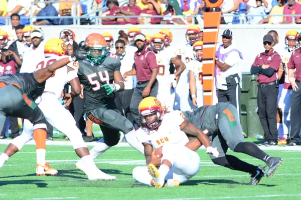 Florida Rattlers Enfrentar Bethune Cookman Wildcats Durante Clássicos Flórida Estádio — Fotografia de Stock