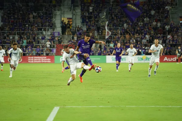 Orlando City, 3 Temmuz 2019 Çarşamba günü Orlando Florida 'daki Exploria Stadyumu' nda Philadelphia Union 'a ev sahipliği yaptı.. 