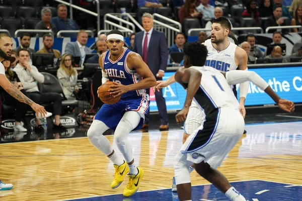 Orlando Magic, Philadelphia 76ers 'ı 13 Kasım 2019 Çarşamba günü Amway Center' da ağırlamaktadır. Fotoğraf: Marty Jean-Louis