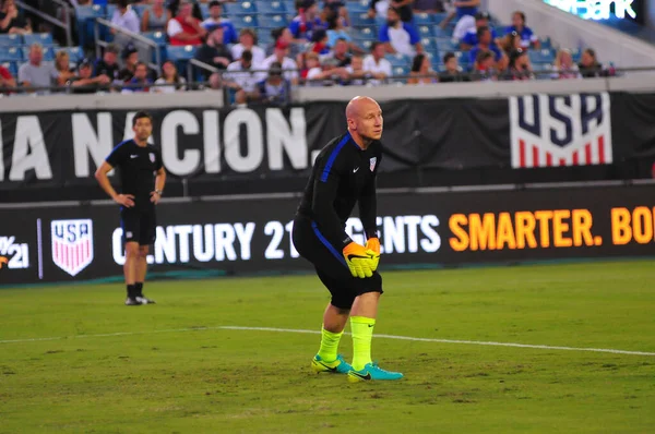 Usa Fotbollslag Värd Trinidad Tobago Everbank Field Jacksonville Florida Den — Stockfoto