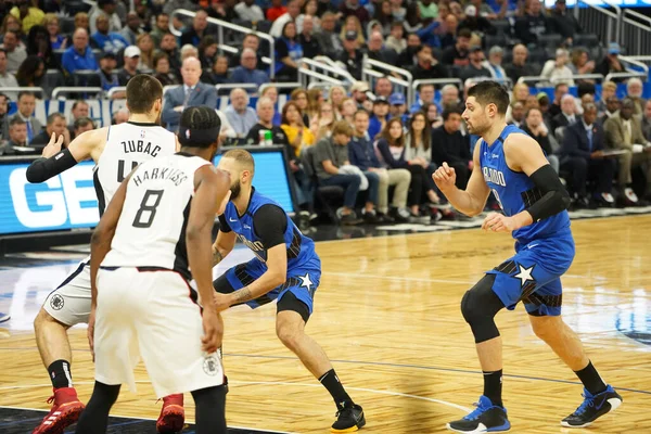 Orlando Magic Gastheer Van Lakers Het Amway Center Orlando Florida — Stockfoto